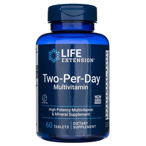 Life Extension Two Per Day Multivitamin 60 Tablets Medpak