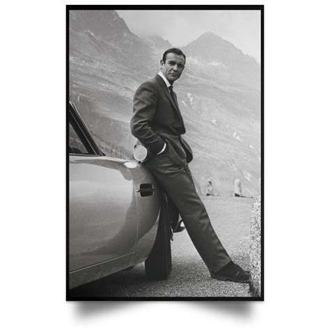 Sean Connery James Bond poster, canvas - Bucktee.com