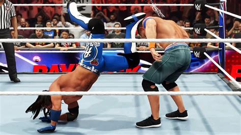 WWE 2K24 AJ Styles Vs John Cena Gameplay PS5 UHD 4K60FPS YouTube