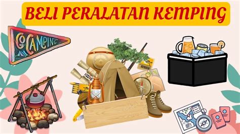 Vlog Kemping Beli Peralatan Untuk Kemping Youtube