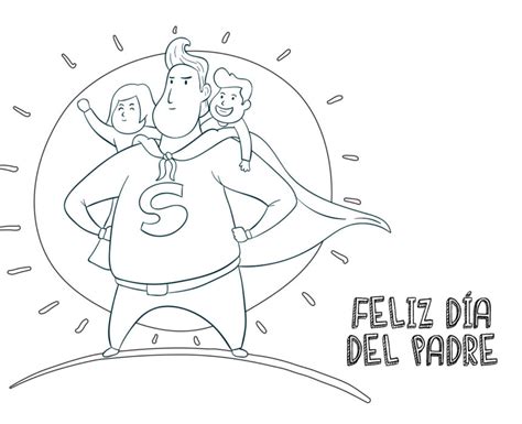 Dibujos Para El D A Del Padre Para Colorear E Imprimir