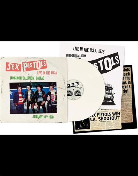Sex Pistols Live In The U S A White Vinyl Pop Music
