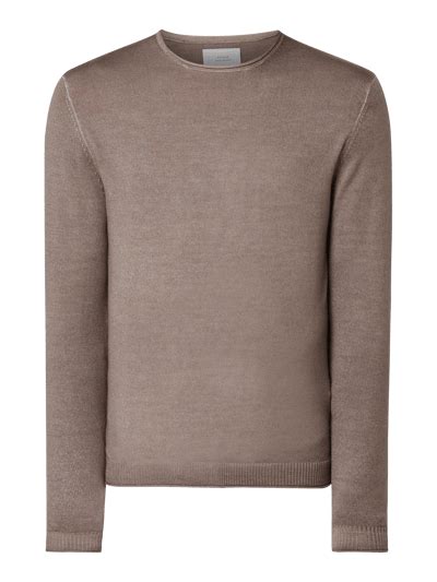 House Of Paul Rosen Pullover Aus Reiner Wolle Taupe Online Kaufen