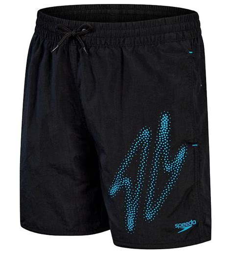 Speedo Swim Trunks Hyper Boom Logo Blackblue Kids Fashion