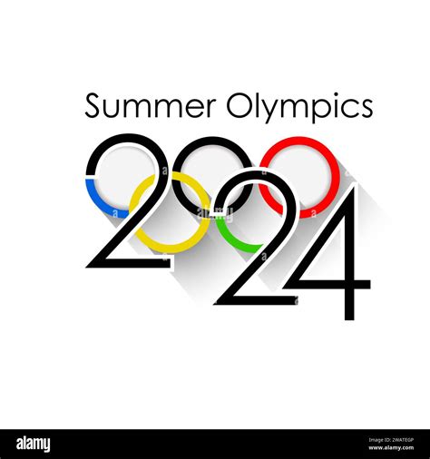 Summer Olympics 2024 Paris France Hand Drawing Not Ai Vector