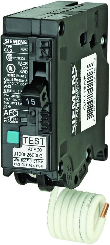 Siemens Us2qa115af 15 Amp Single Pole 120 Volt Plug On Type Branch Feeder Style