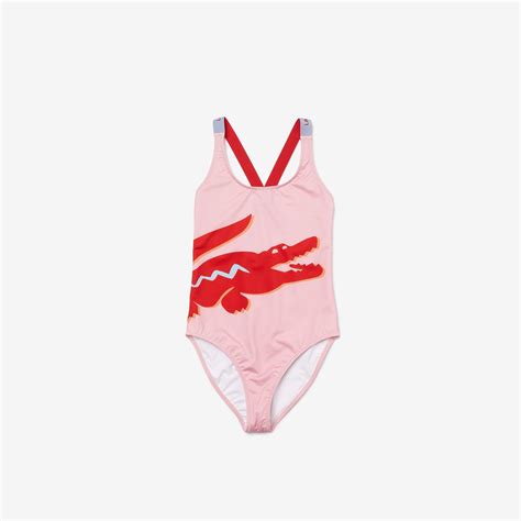 Lacoste Kad N Bask L A K Pembe Mayo Bikini Mayo Mf Sy