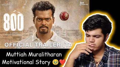 800 The Movie Official Trailer Reaction Madhurr Mittal Ghibran