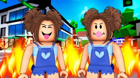 Pretending To Be Evil Twins In Brookhaven Rp Youtube