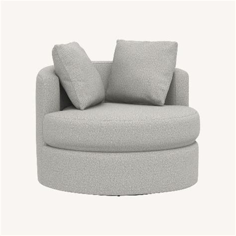 Potter Barn Balboa Swivel Arm Chair Aptdeco