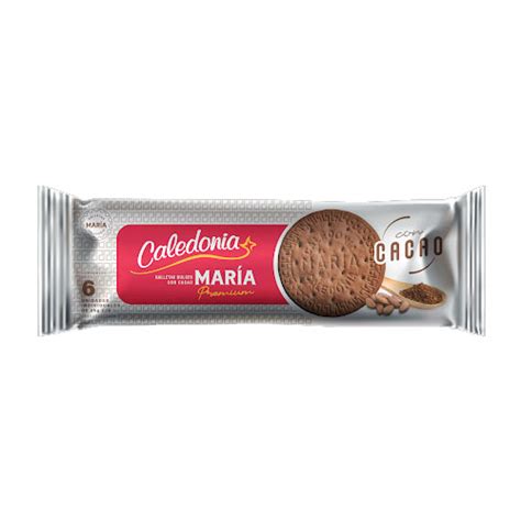 Galletas Maria Cacao 6u 150gr Caledonia Angelicas Market