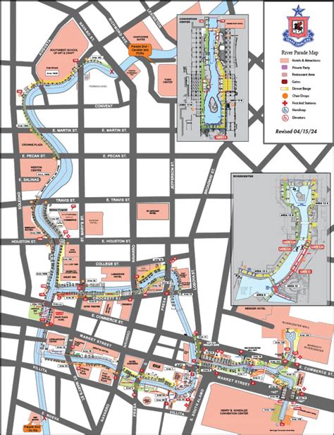 Map Of River Walk San Antonio Maps For You