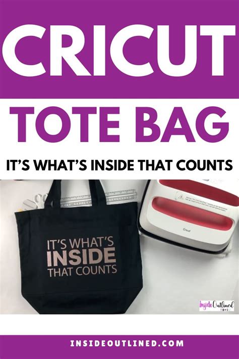 Cricut Tote Bag Ideas Insideoutlined Cricut Cricut Projects