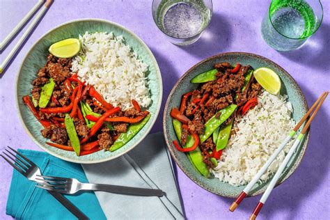 Thai Style Beef Bowl Recipe Hellofresh