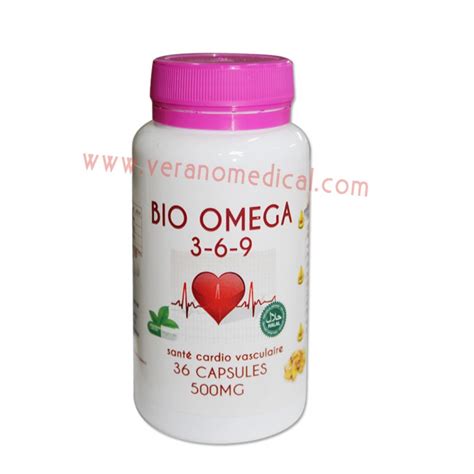 Bio OmÉga 3 6 9 Phyts 36 Capsules Verano Medical