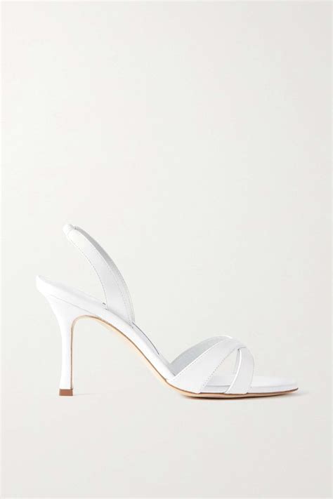 Sandales Brides Arri Re En Cuir Callasli Manolo Blahnik Pour Femme