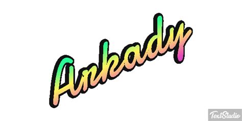 Arkady Имя Анимированные GIF-дизайны логотипов