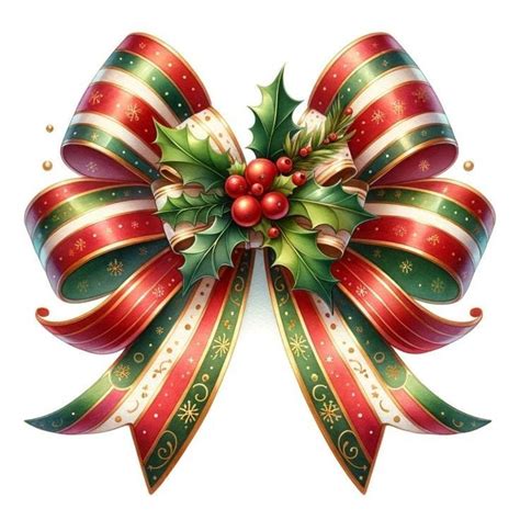 Pin By Halbi On Christmas In Christmas Bows Bow Clipart