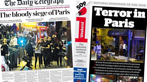 Paris Attacks And Jihadi John Uk Newspaper Headlines Bbc News