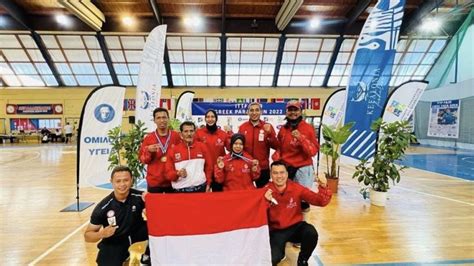 Bangga Para Tenis Meja Indonesia Sabet Emas Di Yunani