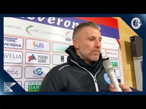 Il Post Match Mister Marcolini Dopo Virtus Verona AlbinoLeffe 0 0