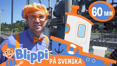 Blippi Svenska L R Dig Om Hamnmaskiner Med Blippi Pedagogiska