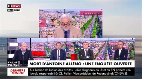 Pascal Praud R V Le Sur Cnews La Date Et Le Lieu Des Obs Ques D Antoine