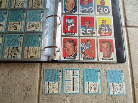 Lot Detail 1964 Topps Football Card Complete Set Minus One Checklist