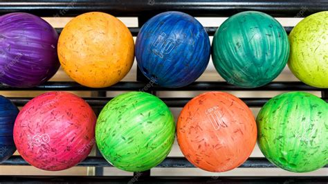 Premium Photo | Colorful bowling balls