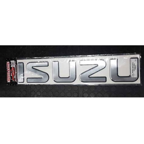 Isuzu Tailgate Chrome Large Sticker Kit B D Auto Body Spares