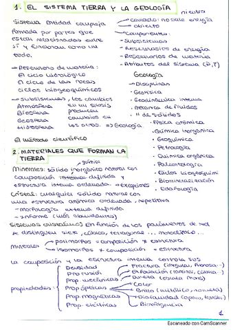 Esquema Supercompleto Temas 1 Y 2 Geologia Pdf