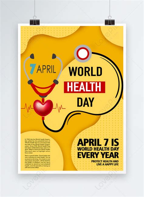 World Health Day Poster Template Imagepicture Free Download 465343217