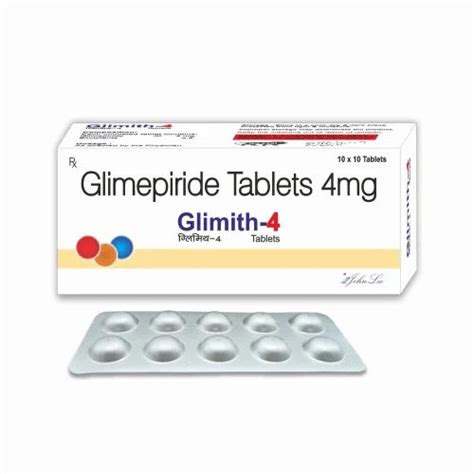 Glimepiride 4 Mg Tablet At Rs 66stripe In Thane Id 2853099804062