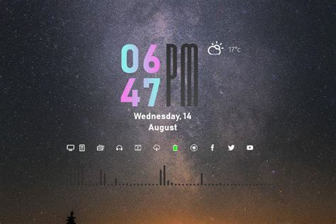 Rainmeter Aesthetic Skin