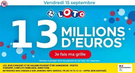 ENORME Tirage Super LOTO Mission Patrimoine Du Vendredi 15 Septembre