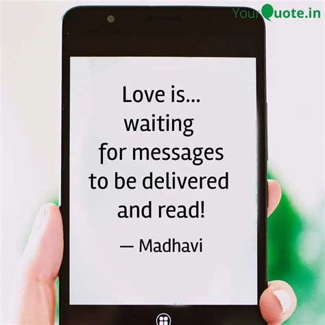 Love Is Waiting For M Quotes Writings By Madhavi YourQuote