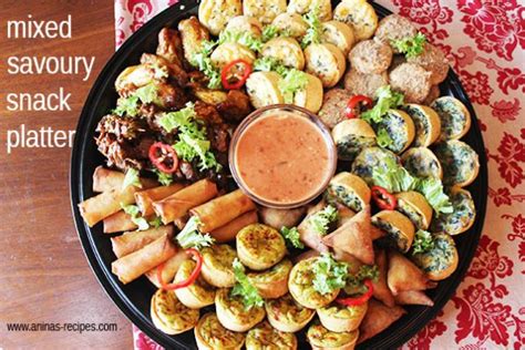 Mixed Savoury Snack Platter - aninas recipes