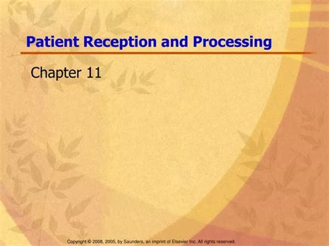 Ppt Patient Reception And Processing Powerpoint Presentation Free Download Id 3014239