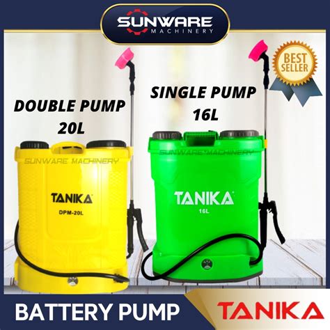 TANIKA BATTERY PUMP 16L 18L 20L TANIKA Knapsack Battery Sprayer Pump