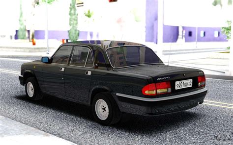 GAZ 3110 Volga Black for GTA San Andreas