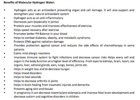 Molecular Hydrogen Health Benefits Should You Add Hydrogen Water To