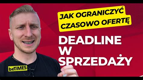 Jak ograniczyć czasowo ofertę i zwiększyć sprzedaż z beTiMES Poradnik