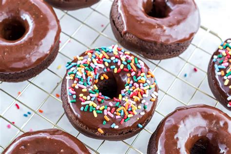 Baked Chocolate Donuts Recipe Shugary Sweets