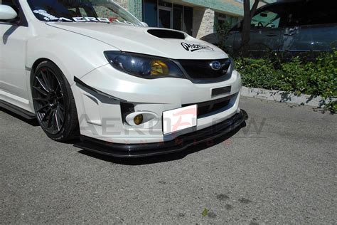 2008 2014 Subaru Wrx Sti Carbon Fiber Front Splitter Aeroflowdynamics