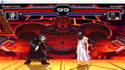 Ghostface Vs Samara The Ring Super Crazy Fight Horror Mugen Epic