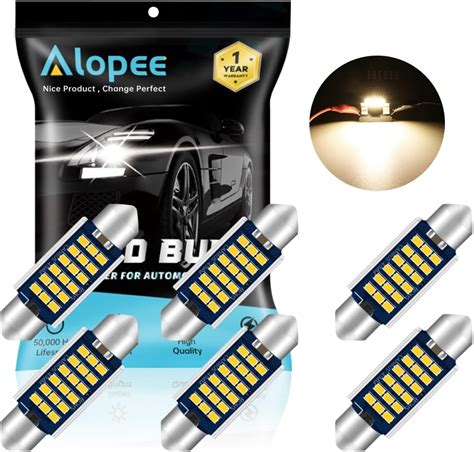 Amazon Alopee 41mm 1 61 578 LED Bulb Warm White 211 2 Led Bulb