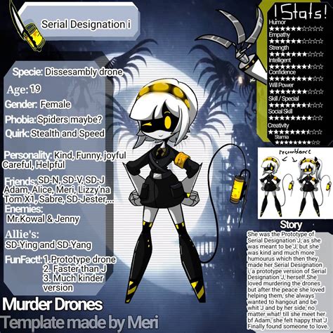 Serial Designation I [murder Drones] By Merisaphire3 On Deviantart