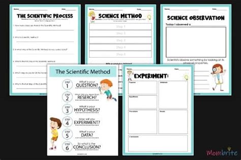 Scientific Method For Kids [Free Printable Worksheets] | Mombrite