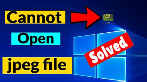 Cant Open  File In Windows 10 Youtube