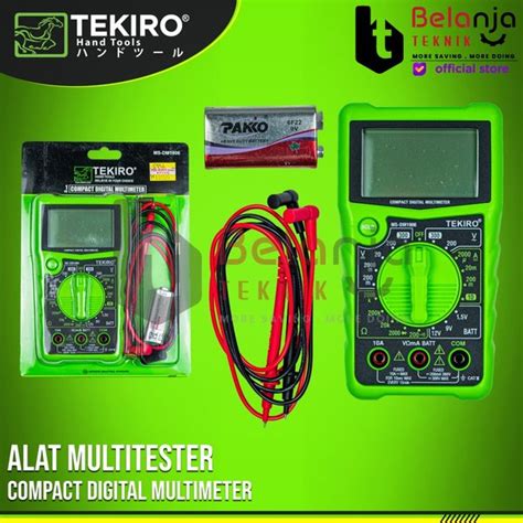 Jual Tekiro Multitester Compact Digital Multimeter Multi Tester